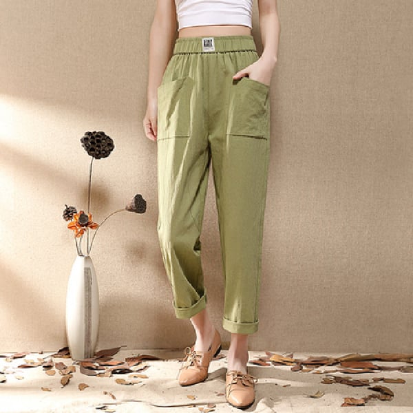 ⏳Limitiertes 50 % Rabatt⏰Modische einfarbige lockere Damenhose👖