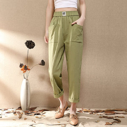⏳Limitiertes 50 % Rabatt⏰Modische einfarbige lockere Damenhose👖