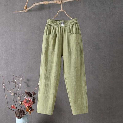 ⏳Limitiertes 50 % Rabatt⏰Modische einfarbige lockere Damenhose👖
