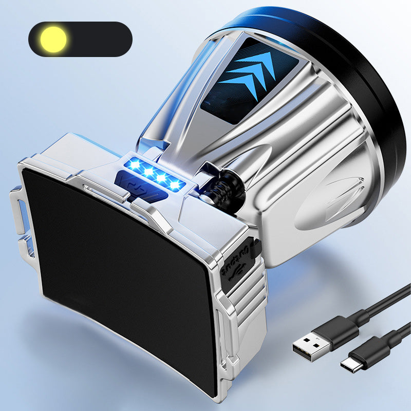 🏕️🔌Superhelle wiederaufladbare Hochleistungs-Stirnlampe🧢