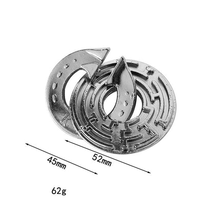 Metal Puzzle Brain Teaser IQ Test Toys Educational Mind Games Adults Child Rompecabezas Metalico Juegos De Ingenio Y Habilidad