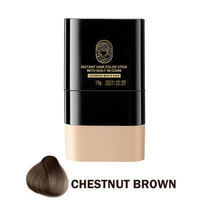 💫50 % Rabatt🔥Kaufen Sie 2 und erhalten Sie 1 gratis🎁Tragbarer Haarfärbekamm zur Abdeckung grauer Haare ！Naturschwarz, Schwarzbraun, Kaffee