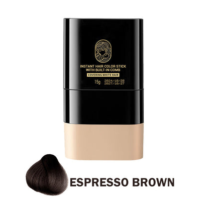 💫50 % Rabatt🔥Kaufen Sie 2 und erhalten Sie 1 gratis🎁Tragbarer Haarfärbekamm zur Abdeckung grauer Haare ！Naturschwarz, Schwarzbraun, Kaffee