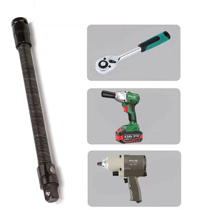 🔧 50% RABATT! 🔩 Flexible 1/2-Zoll-Steckschlüsselverlängerung – Bewältigt Enge Stellen, Robuste Konstruktion & Universelle Passform 🛠️