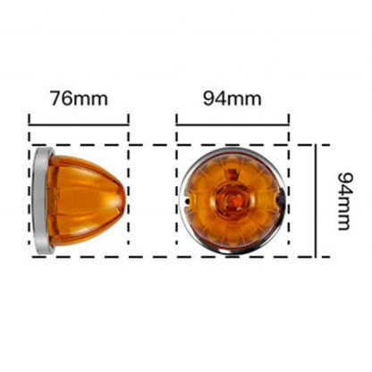 💖2025 Hot Sale💖⏳50%OFF für eine begrenzte Zeit 💥🚛LED Wassermelone Blinkleuchten, Seitenmarker Signal Lights für alle Lastwagen und Anhänger.