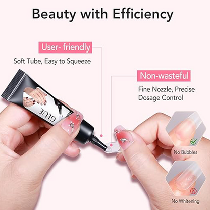 📢📢50 % Rabatt!!🥳💞 50K+ VERKAUFT! ⚡💅 Nagelgel-Set (mit präziser Applikatorspitze & Lösungsflüssigkeit) – extrem langanhaltend & stark 🛡️