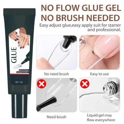 📢📢50 % Rabatt!!🥳💞 50K+ VERKAUFT! ⚡💅 Nagelgel-Set (mit präziser Applikatorspitze & Lösungsflüssigkeit) – extrem langanhaltend & stark 🛡️