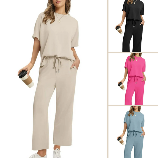 🔥👚👖Weiches, lässiges Oberteil und Hose für Damen