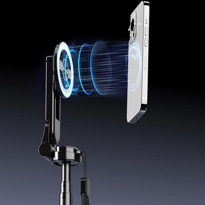 🏆  Heißer Verkauf 50 % Rabatt ✨ Multifunktionaler magnetischer 4-in-1-Selfie-Stick mit 360°-Drehung