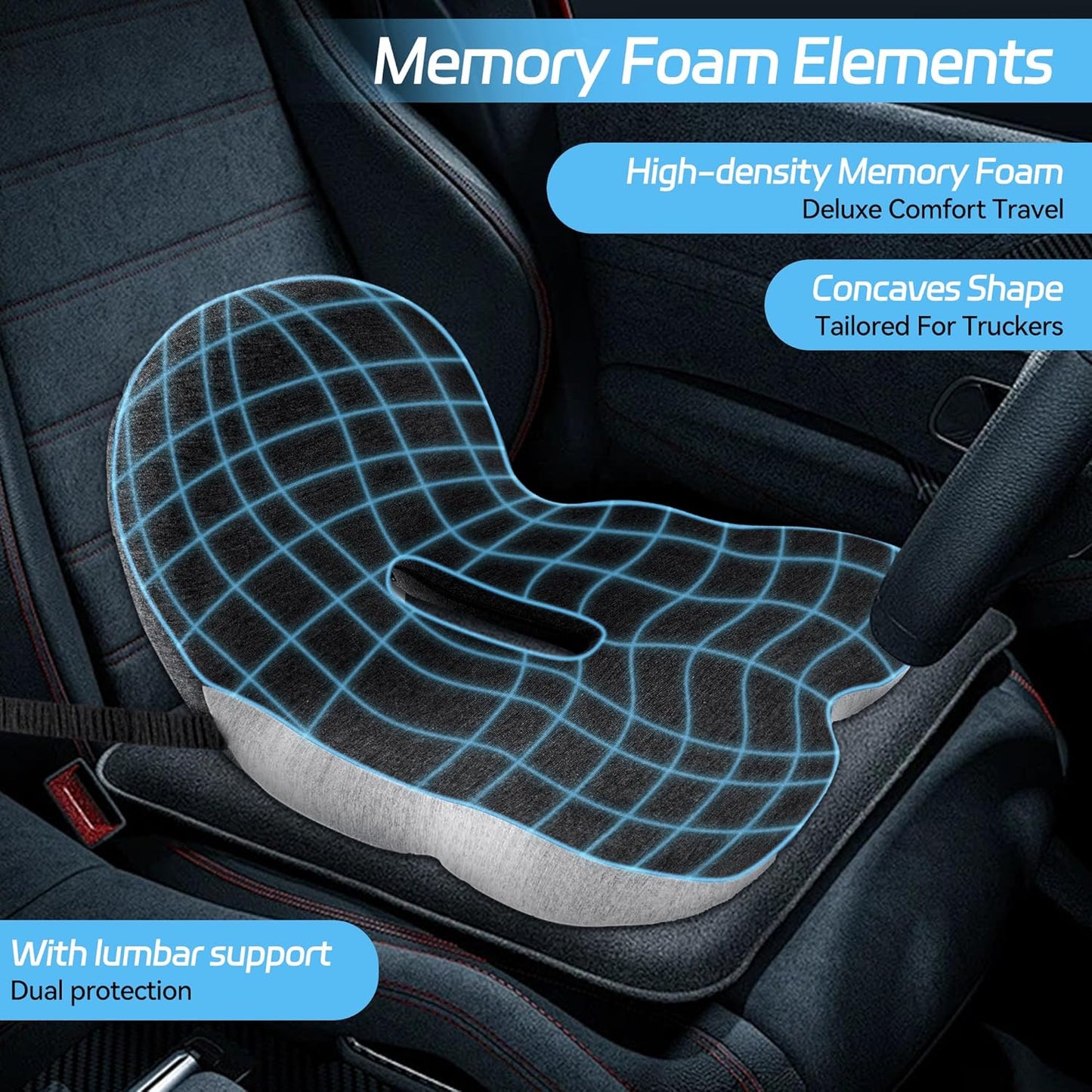 🎁Limitierter Verkauf 50 % Rabatt⏳💺Rutschfester Sitz aus Memory-Schaumstoff