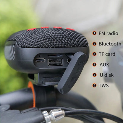 🔊 55% RABATT! 🚲 Bluetooth-Sportlautsprecher für Fahrräder – IPX5 wasserdicht, Stereo-Klang & TWS-Verbindung ⚡