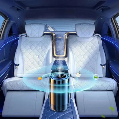 🚘 Auto-Diffusor mit Automatikstart & LED-Beleuchtung – 5x stärkerer Duft, 100% natürliche Öle, passt in jedes Fahrzeug!