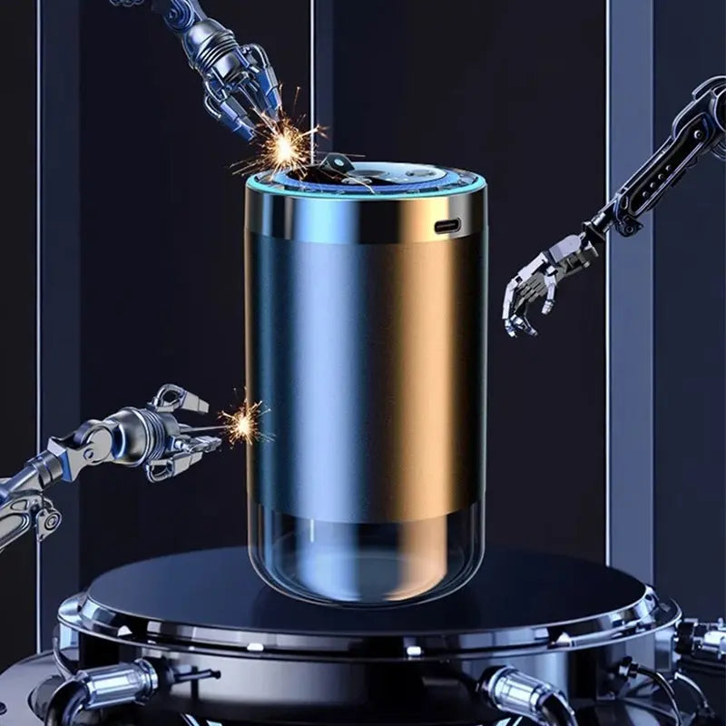 🚘 Auto-Diffusor mit Automatikstart & LED-Beleuchtung – 5x stärkerer Duft, 100% natürliche Öle, passt in jedes Fahrzeug!