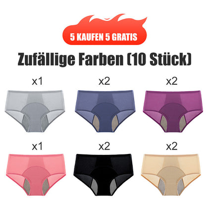🌸KAUFE 5 UND ERHALTE 5 GRATIS 🌸2025 Neueste High Waist Leak proof Höschen