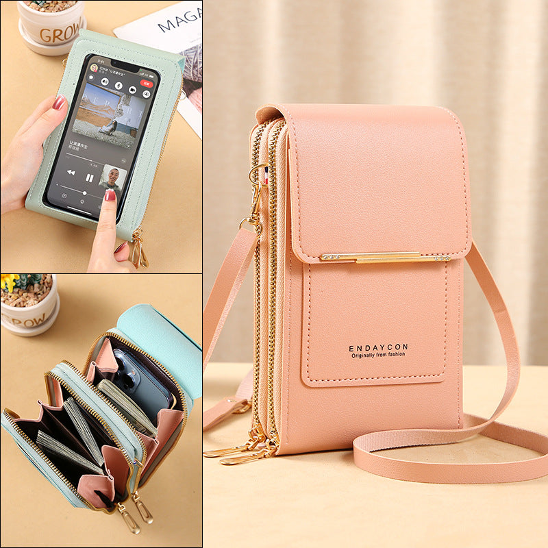 🚚 Massive Nachfüllung läuft! ⚡ 📱 Touchscreen-Messengertasche für Damen – Handy-Ladefach, Diebstahlsicher & Wasserdicht ✨