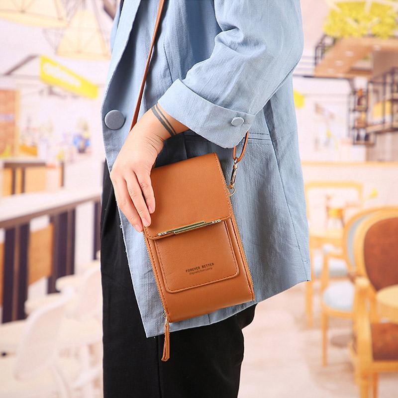 🚚 Massive Nachfüllung läuft! ⚡ 📱 Touchscreen-Messengertasche für Damen – Handy-Ladefach, Diebstahlsicher & Wasserdicht ✨