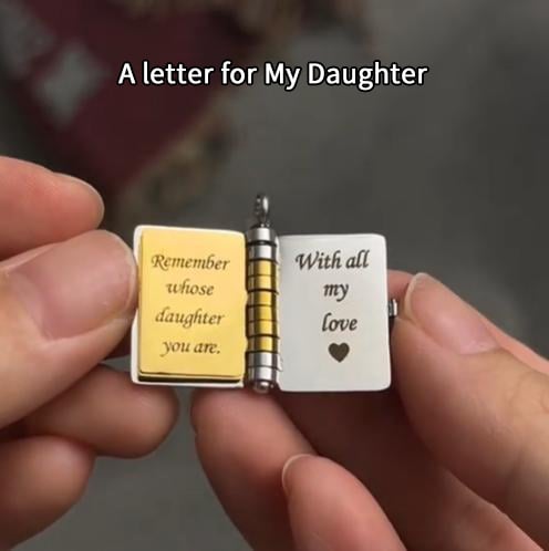 Mein Buch Halskette für Tochter, Sohn oder Liebhaber, Geburtstag Tag Geschenk, Graduierung Schmuck der Liebe