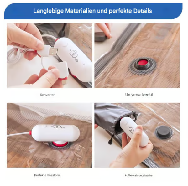 Vacuum Storage Bags with USB Electric Pump