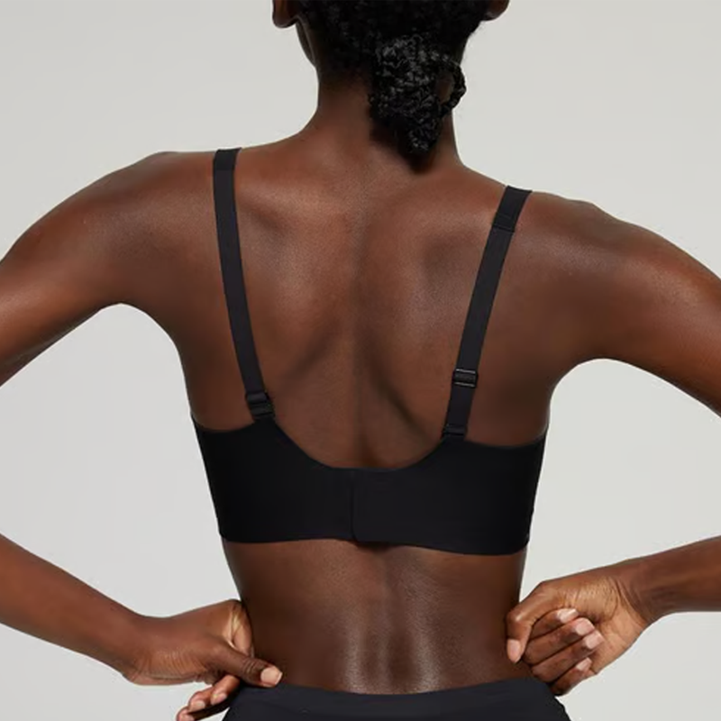 💕 Nahtloser, kabelloser Push-up-BH für Damen – Tiefes V