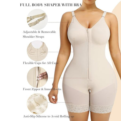 💗Damen-Bodysuit mit Bauchkontrolle und Po-Lifting