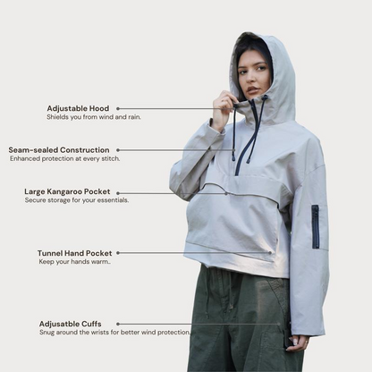 💜 LETZTER TAG - 49% RABATT 💜 3-in-1 Wasserdichte Damenjacke – Regen, Wind & Kälte, alles abgedeckt