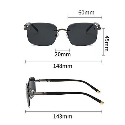 Hochauflösende randlose Schutz-Sonnenbrille