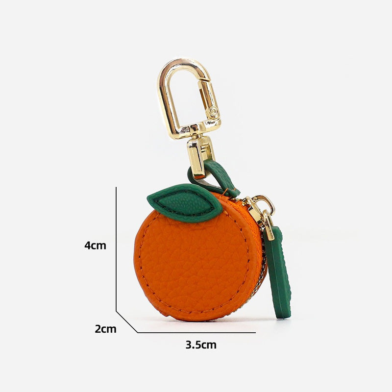 Niedliche fruchtförmige Mini-Münztasche