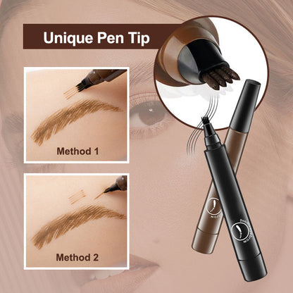 🎁2 zum Preis von 1🔥Wasserfester Vierfach-Stift für Bart und Augenbrauen✨
