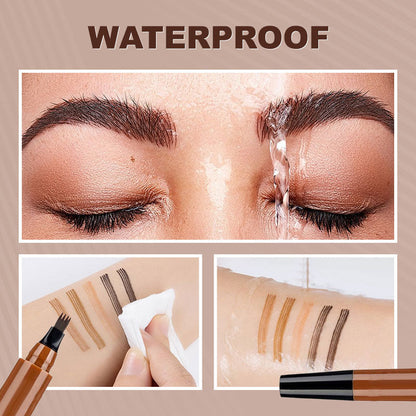 🎁2 zum Preis von 1🔥Wasserfester Vierfach-Stift für Bart und Augenbrauen✨
