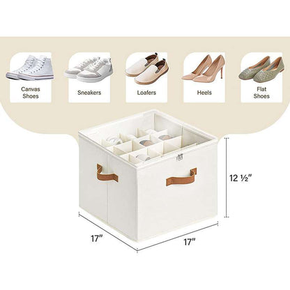 👟 Transparente, faltbare PVC-Schuhbox, wasserdichter Schuhorganizer fürs Büro