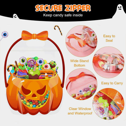 💥🎃 Süßes‑oder‑Saures‑Süßigkeitentüten | Halloween‑Geschenktüten 10‑Teile‑Set
