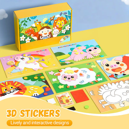 ⏳Begrenzte Zeit 50% Rabatt💥Kinder DIY 3D EVA Sticker Bastelset