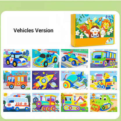 ⏳Begrenzte Zeit 50% Rabatt💥Kinder DIY 3D EVA Sticker Bastelset