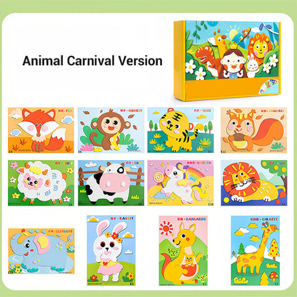 ⏳Begrenzte Zeit 50% Rabatt💥Kinder DIY 3D EVA Sticker Bastelset