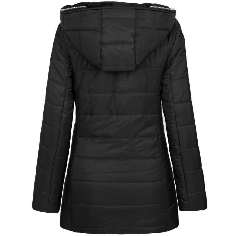 ❄️ LETZTER TAG IM ANGEBOT - 57% RABATT 💖 Damen Kapuzen-Mantel mit Plüschfutter