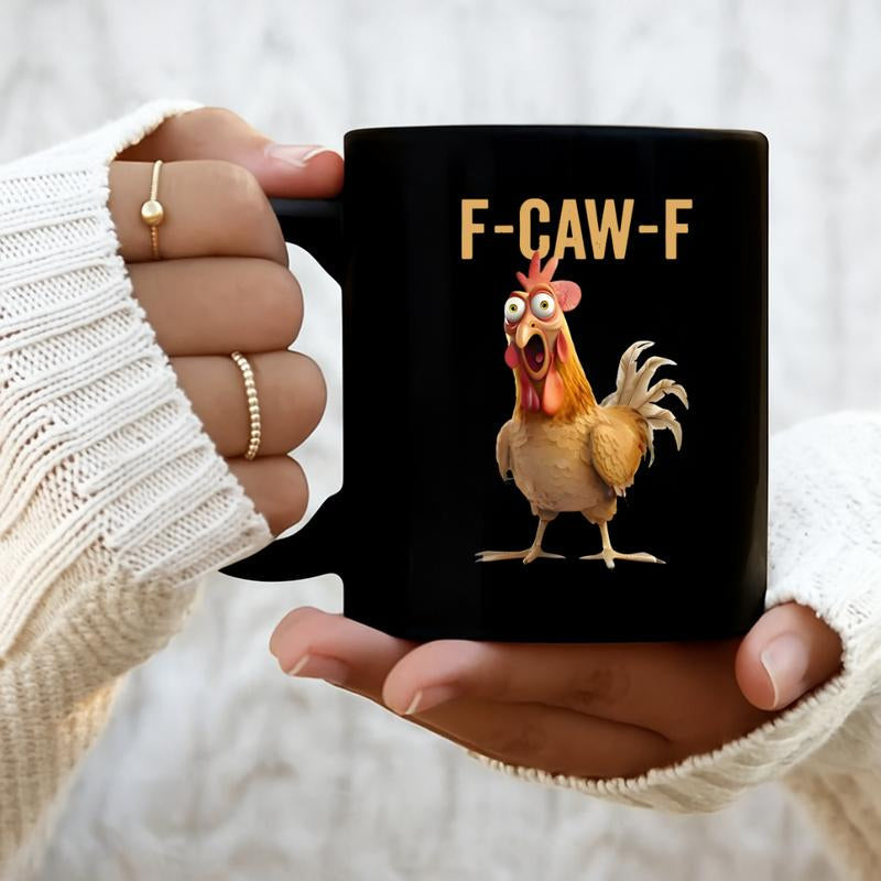 ⏳LETZTER TAG VERKAUF 50% RABATT!! F-Caw-F Lustige Hühner Tasse