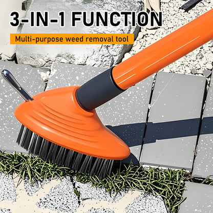 🌿 50% RABATT! 🧹 3-in-1-Drahtbürsten-Set zum Unkrautjäten – Robuste Metallborsten, Ergonomische Griffe & Ideal Für Fugen, Terrassen & Gehwege 🏡