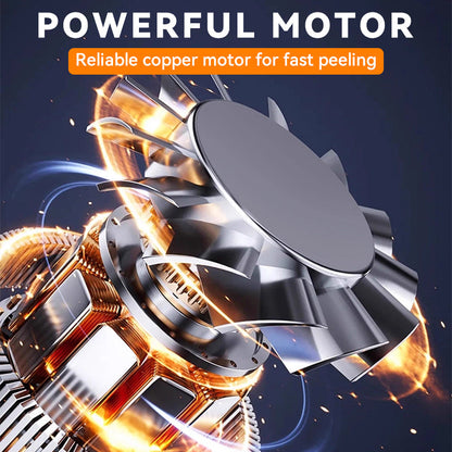 Transparenter elektrischer Schäler für Obst und Gemüse