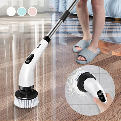 🔥LETZTER TAG DES AUSVERKAUFS ⚡50.000+ VERKAUFT!🧽💦9-in-1-Elektrobürste🏠Vielseitig einsetzbar für zu Hause