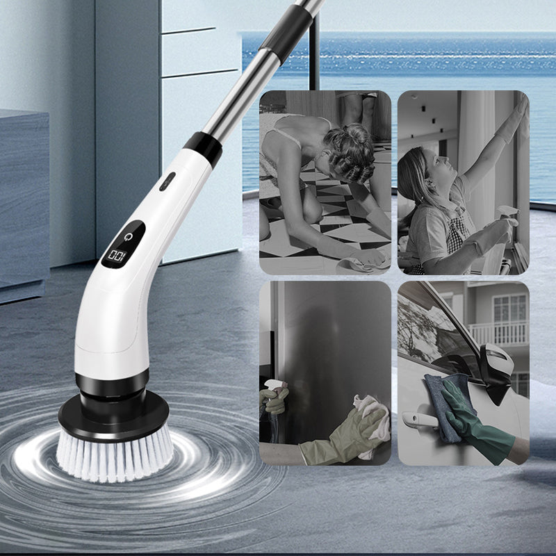 🔥LETZTER TAG DES AUSVERKAUFS ⚡50.000+ VERKAUFT!🧽💦9-in-1-Elektrobürste🏠Vielseitig einsetzbar für zu Hause