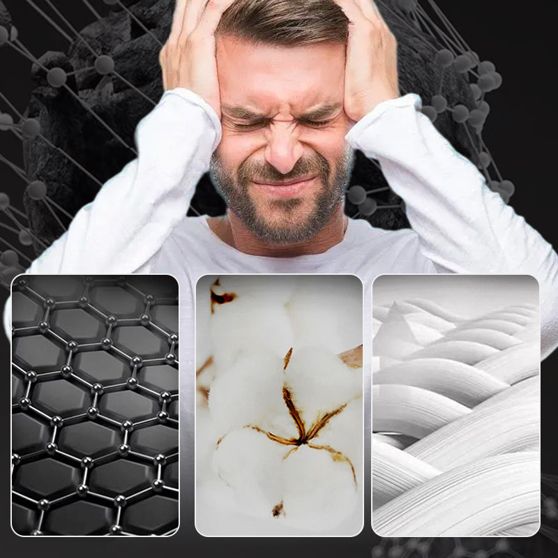 Herren-Crew-Socken aus geruchshemmender Graphene-Mischung – 5 Paar/Set