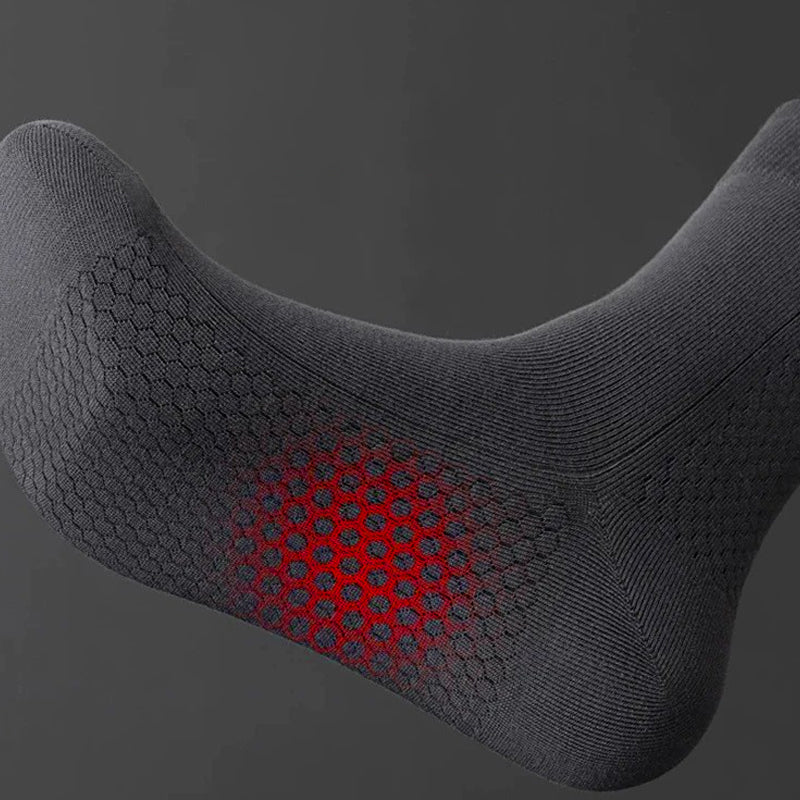 Herren-Crew-Socken aus geruchshemmender Graphene-Mischung – 5 Paar/Set