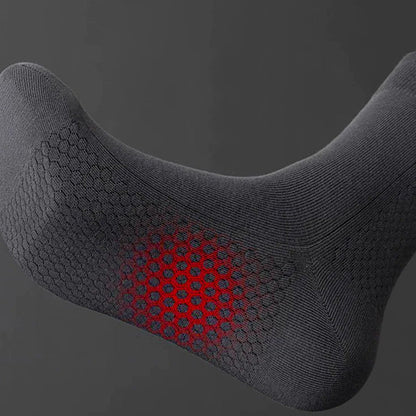 Herren-Crew-Socken aus geruchshemmender Graphene-Mischung – 5 Paar/Set