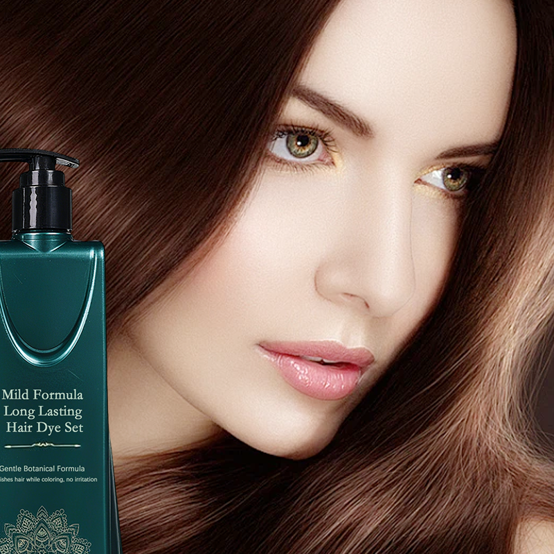 Mildes, langanhaltendes Haarfarben-Se