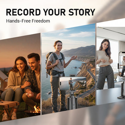 Tragbarer 360°-Handyhalter mit automatischer Nachführung