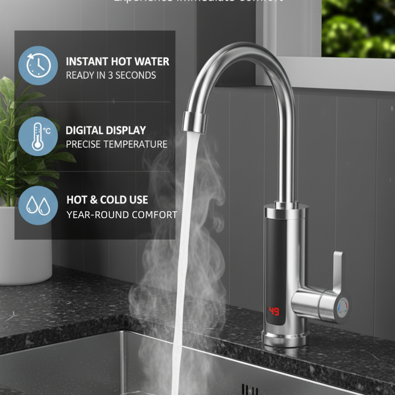 💥2025 Neues Upgrade🔥Durchlauferhitzer-Wasserhahn