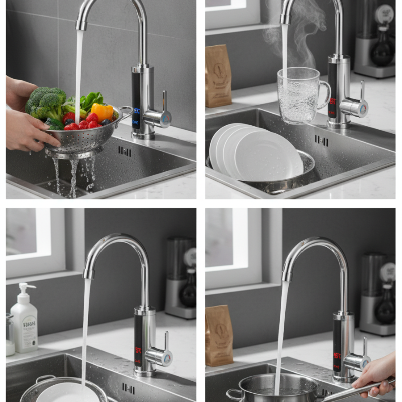 💥2025 Neues Upgrade🔥Durchlauferhitzer-Wasserhahn