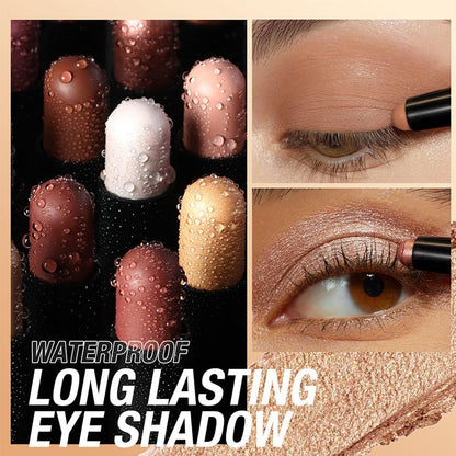 💥Mehr kaufen, mehr gratis bekommen💥Wasserfestes, langanhaltendes Lidschatten-Stift-Set