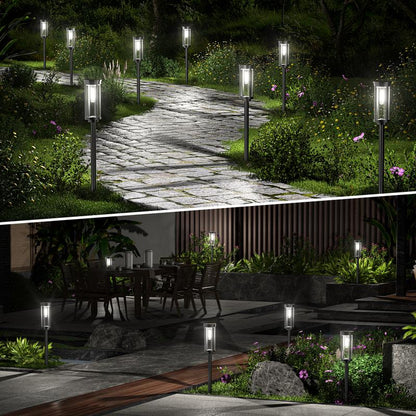 🌞 Solar-Gartenleuchte mit Filament-Optik – Wasserdicht & ideal für Wege und Rasen