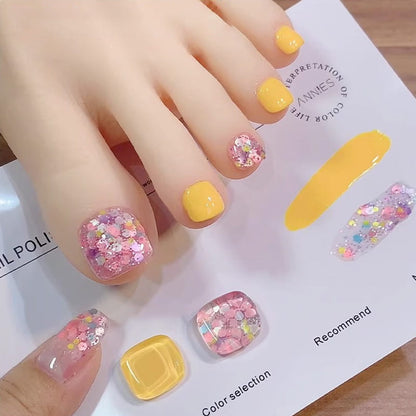 🎄 Weihnachtsaktionen 🎄2 Stück: kostenloser Versand💅Modisches Glitzer-Nagellack-Kombiset in zwei Farben